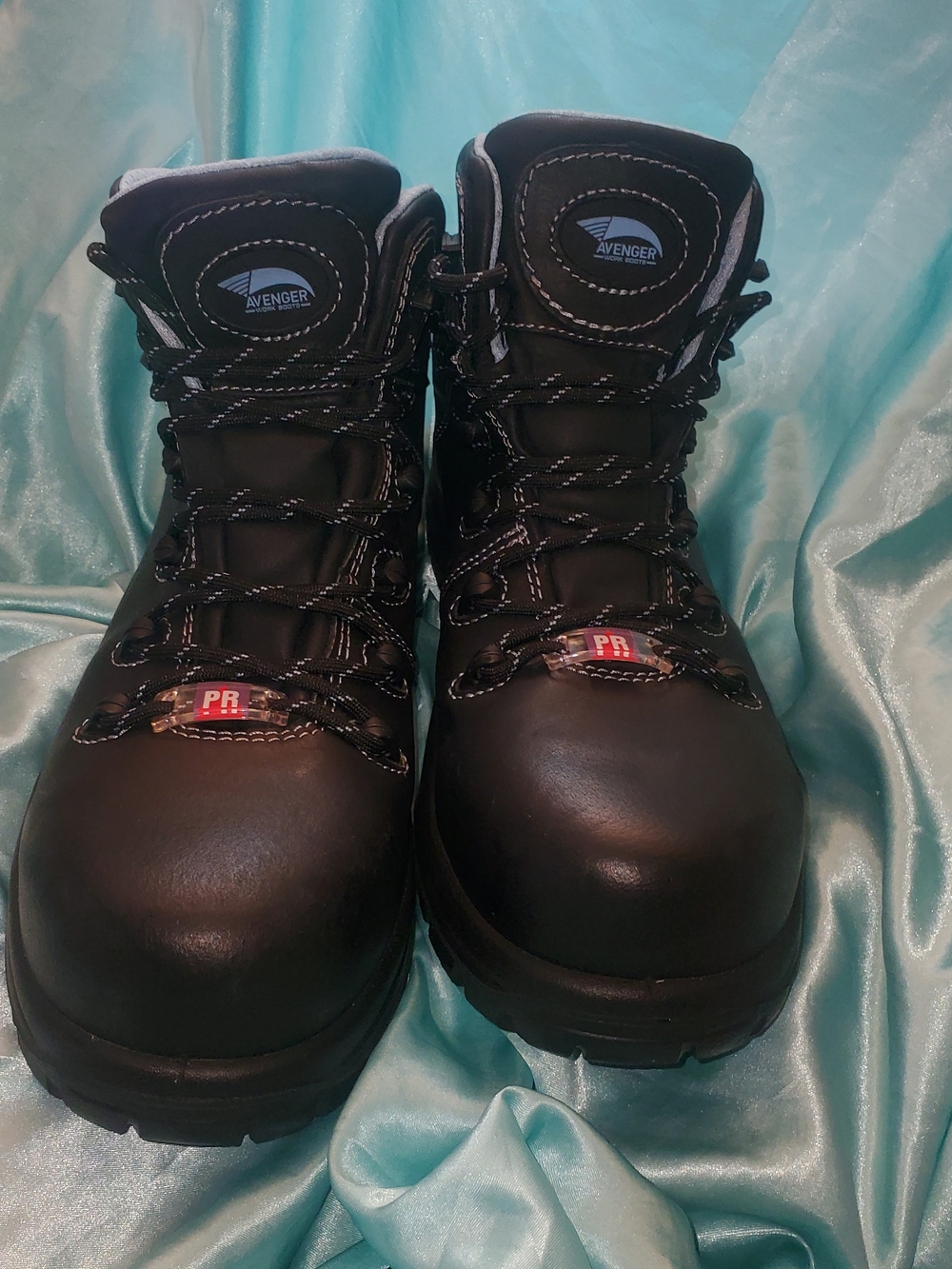 Avenger Women's Black Safety Work Boots Waterproof Size 11